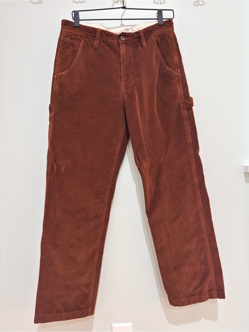 Men's Wallace & Barnes x J.Crew Corduroy Painter Pants in Amber Brown